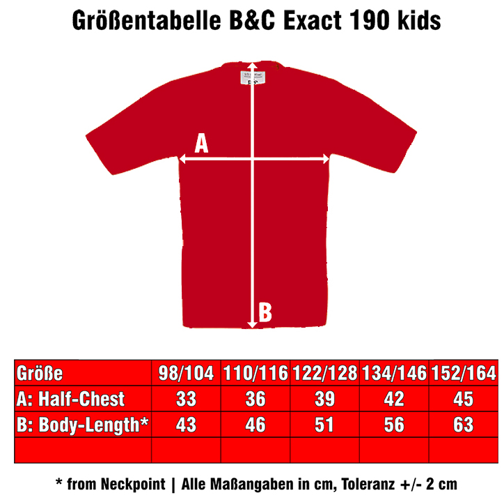 Maße / Größeninfo